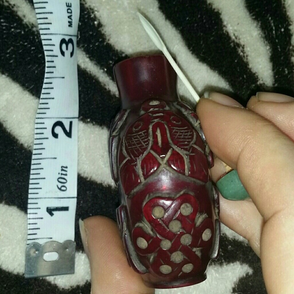 Antique Peking glass snuff bottle - Picture 3 of 4